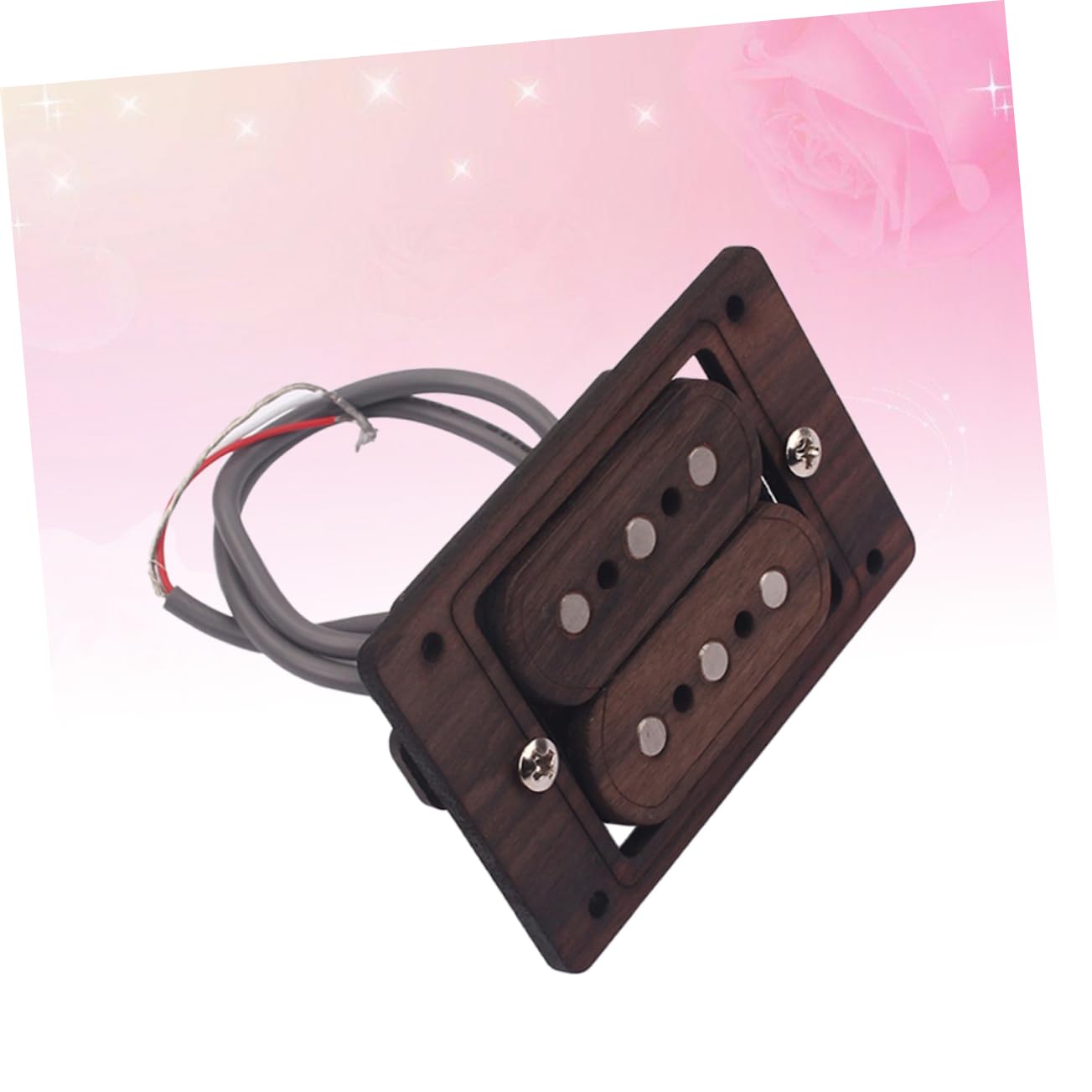 Pickup 3 Corde Humbucker Doppia Bobina per Chitarra Elettrica Modello Gmb511 in Metallo Marrone Suono e Alta Uscita per Musicisti