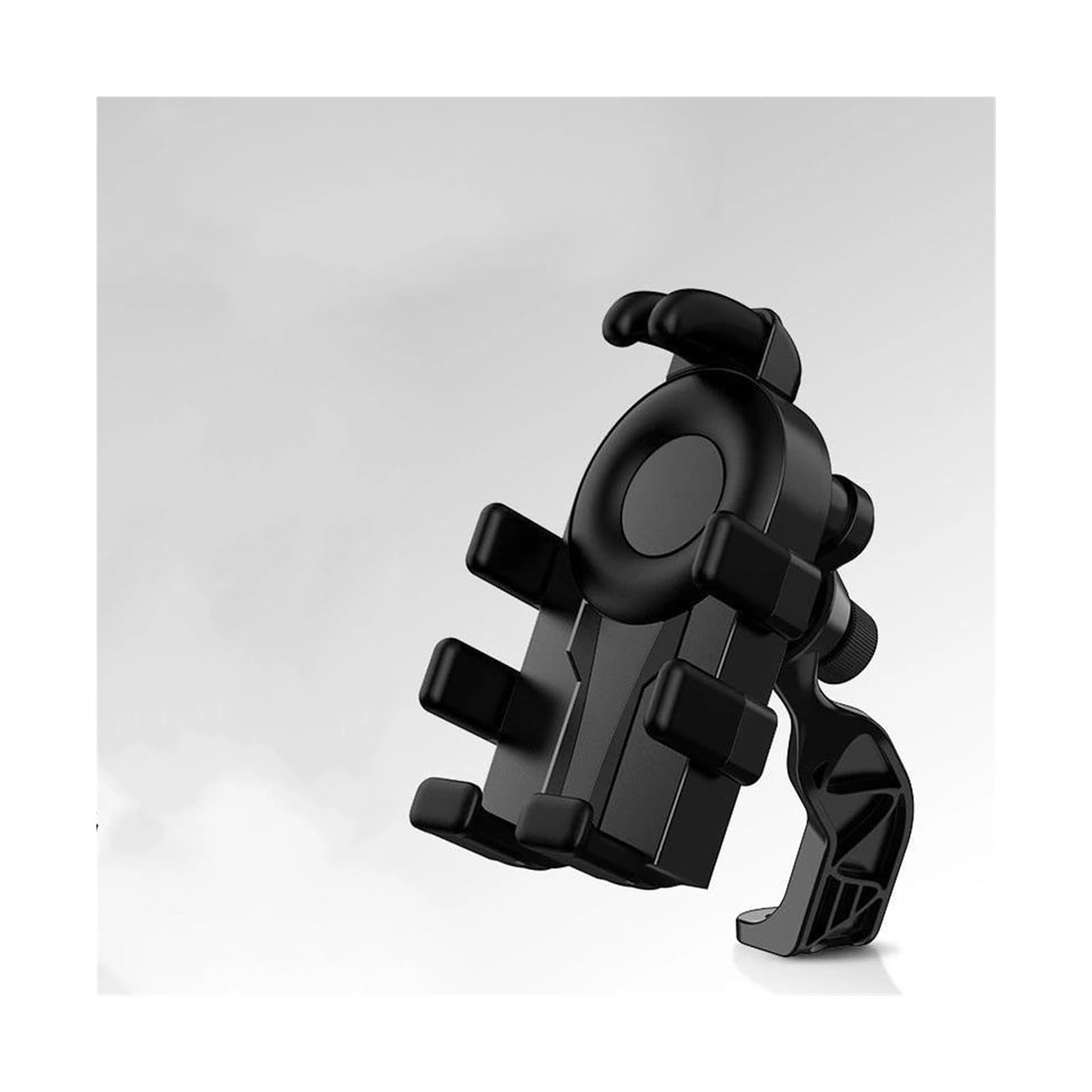 Supporto Telefono Moto GPS Antishock Smartphone Manubrio Specchietto Retrovisore Airbag Ammortizzatore(NERO,Mirror)