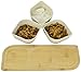 Surpahs Bamboo Fiber Snacks Serving Bowl Set w/Bamboo Tray