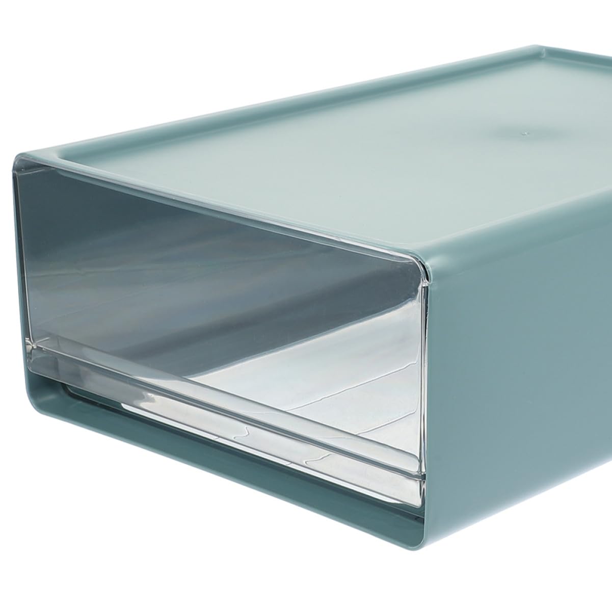 SHINEOFI Organizer da Scrivania a Cassetti 3 Pezzi Blu Hips Pet | Moduli Scomparti Regolabili, Struttura Robusta, per Vanity e Ottimizzazione dello Spazio