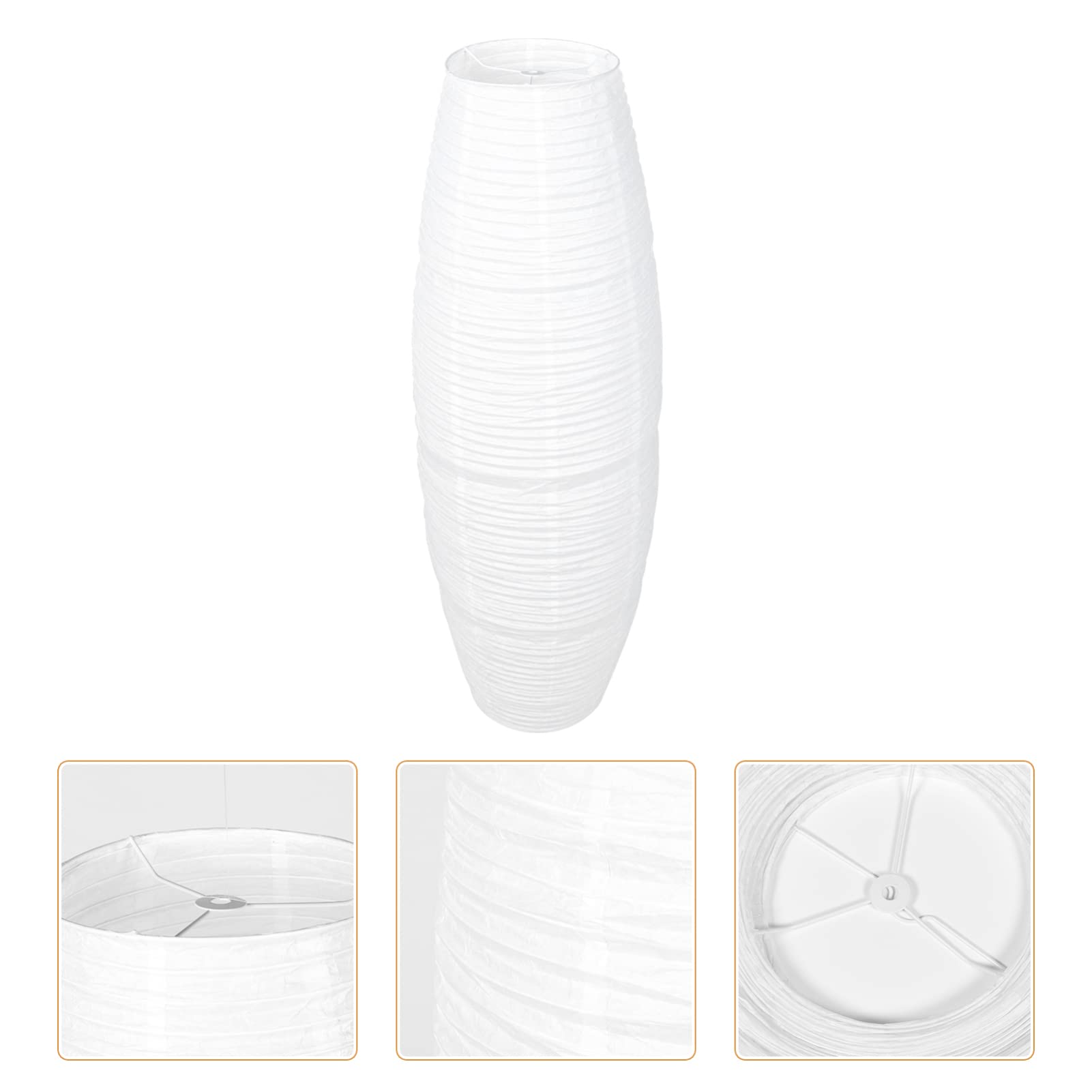 SOLUSTRE Paralume Verticale in Carta Led 43.3 Pollici Lampada Da Terra Nordica Per Soggiorno Camera Da Letto Studio Accessorio Luce Decorativo
