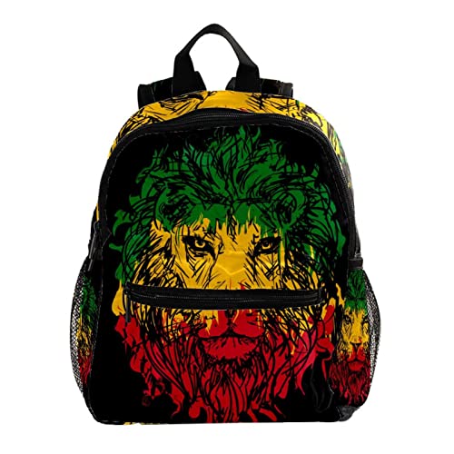 Sac à dos pour enfants filles garçons léger imprimé lion 30,5cm