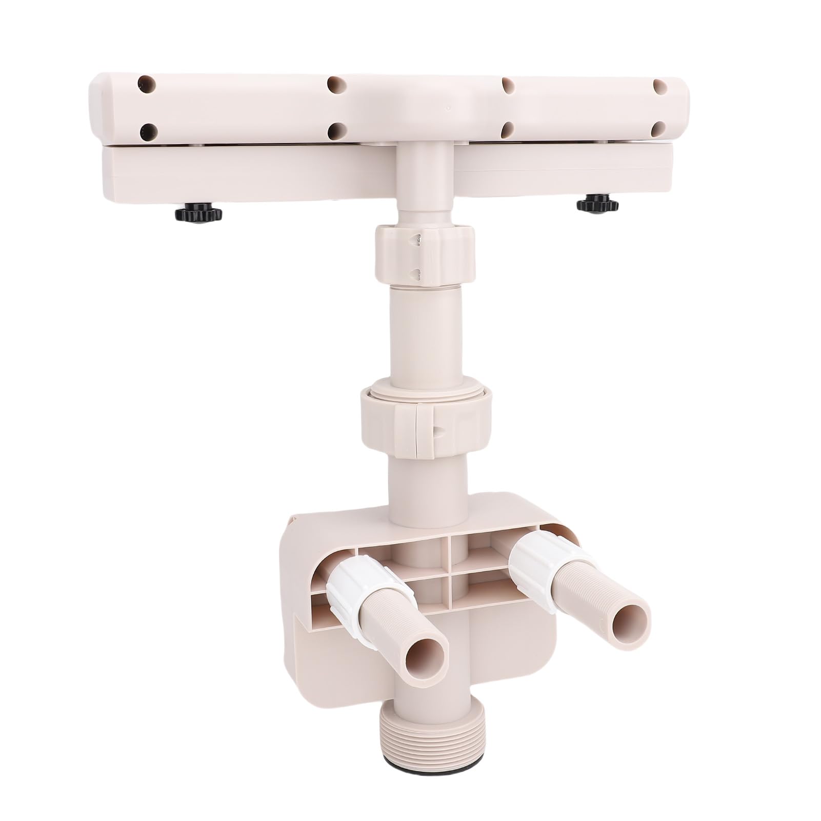 Fontana per Piscina con Luci a LED Cascata 360 Gradi PVC