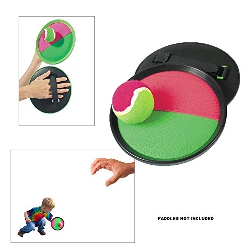YMCtoys Replacement Sticky Balls for Toss and Catch Sport Game, Hook and Loop, Refill Pack of 6 - image 4