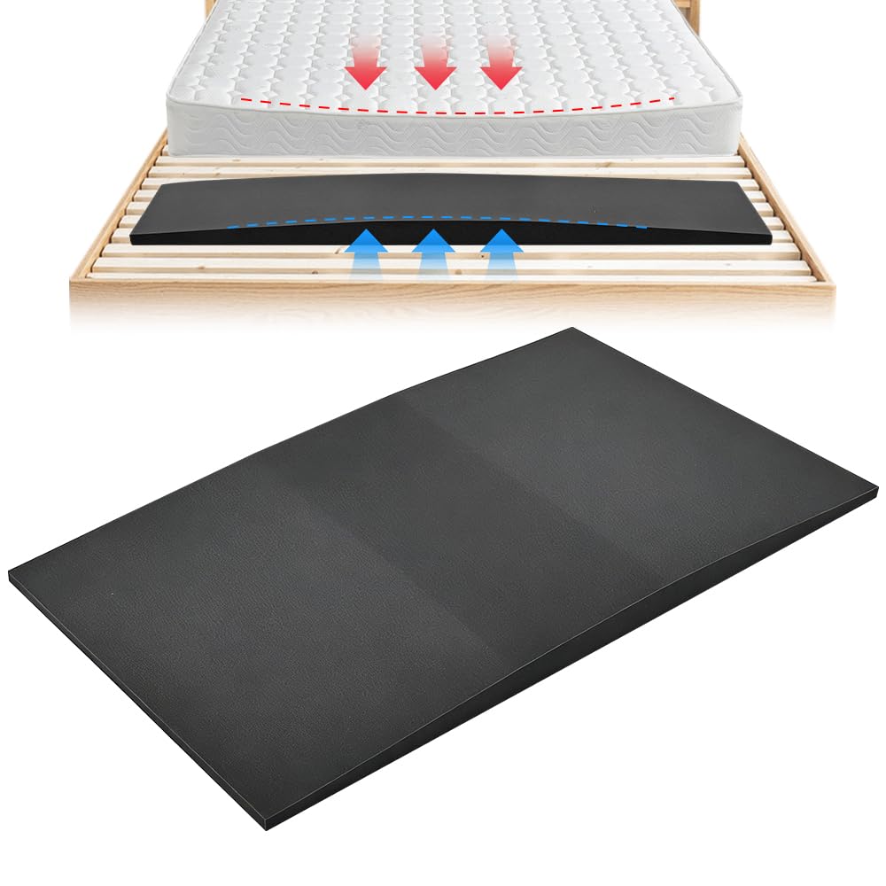 KUWUNG Sagging Mattress Support, 47''x25''x2'' Bed Boards-Under Mattress Support, High Density Foam Firm Mattress Topper, Trapezoidal Bed Boards for Under Mattress, Sagging Bed Repair & Extends Life
