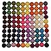 100% Wool Felt Balls - 100 pieces | Hand-Felted Pom Poms | Pure Wool Beads | Felt Ball DIY (25mm, Mixed Color)