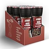 Prymat MILL Bunter Pfeffer 40g – Bunte Pfefferkörner für Mühle, frisch gemahlen mit intensivem...