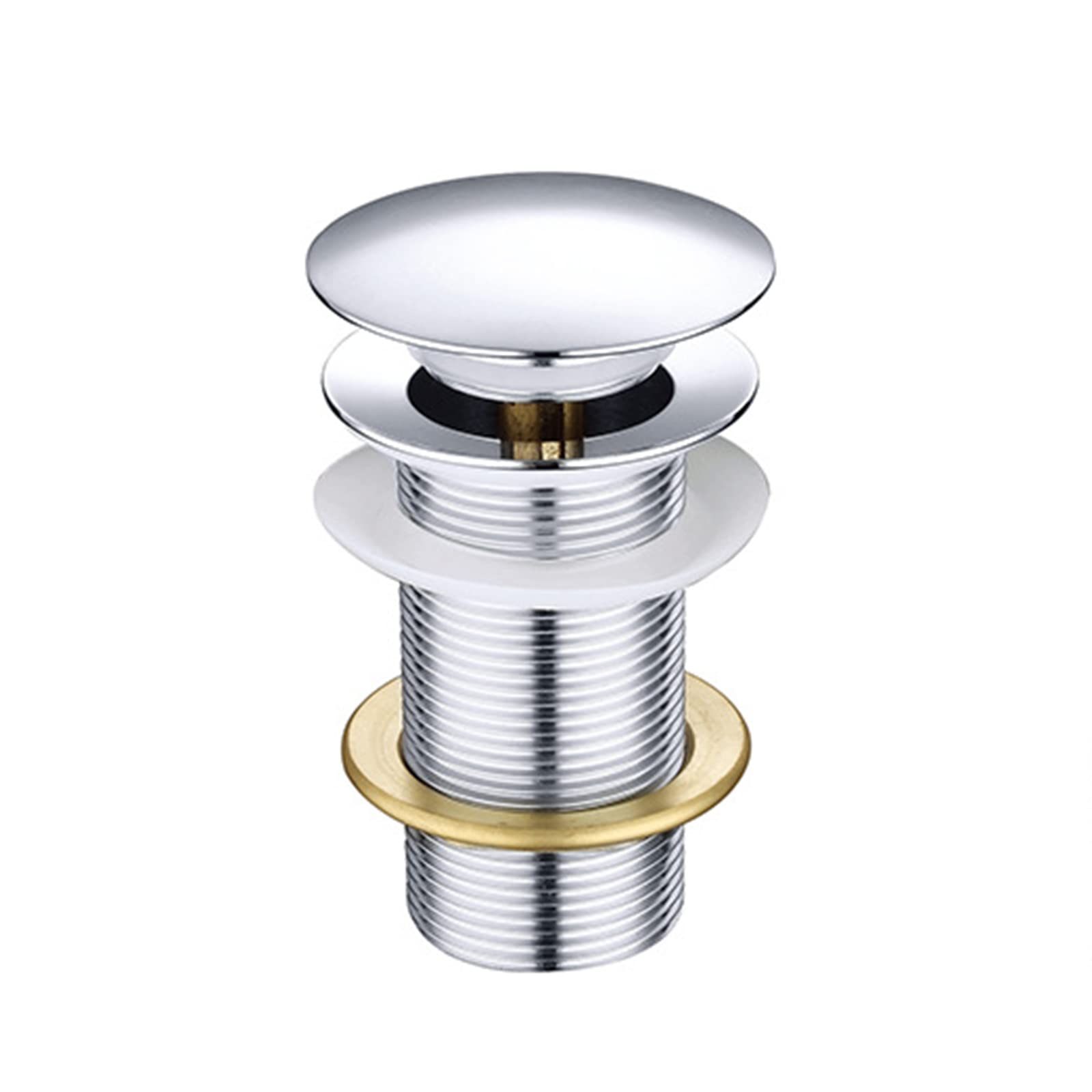 Bonde Lavabo Standard,Laiton,Bonde De Lavabo,Bonde Lavabo Clic Clac,Bonde Lavabo Salle De Bain Pop Up,Bonde Lavabo Automatique,Bonde Clic Clac Universelle