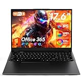 jumper 17.6 Inch Laptop with Office 365, N95 CPU,16GB RAM 1TB SSD+128GB Storage,100% sRGB FHD Display,Windows 11, Backlit Keyboard, WiFi-6,7000mAh, DC Fast-Charging,Laptops for Students and Business