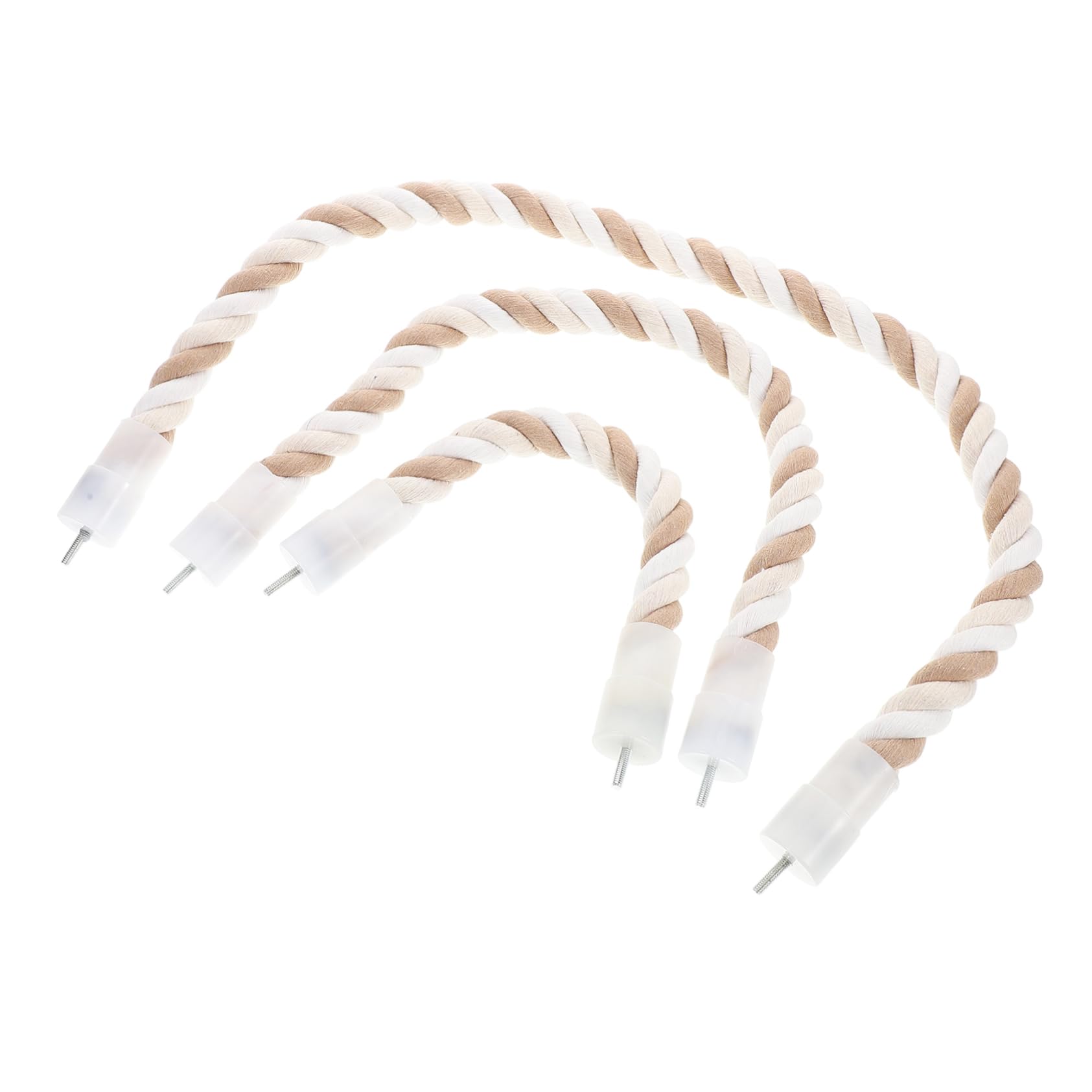Milisten Perchoir souple et pliable pour oiseaux, corde d'escalade, perchoir pour perruches, calopsittes, inséparables, accessoires de cage
