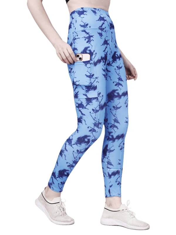 Image of Poojaran Workout Tight /Pants /Legging with Side Pocket, Stretchy Tights and a high Waist for Women and Girls' use in The Gym,Yoga,Running,Cycling