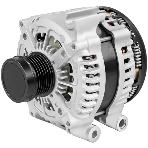 Image of SCITOO Alternator Fits for Chrysler for Pacifica 2017-2020 V6 3.6L (FLEX, GAS),for Chrysler for Voyager 2020 V6 3.6L, 12V 180Amp CW 6-Groove Pulley 11940 56029732AB 421000-7181 4210007181