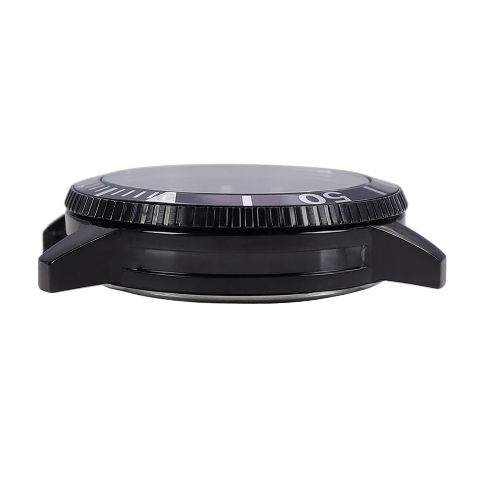Argento/Nero 42,5 mm Quadrante 30,5 mm Unidirezionale 120 Clic Compatibile Per T120 Nh35 Nh36 Nh34 Nh38 4R36