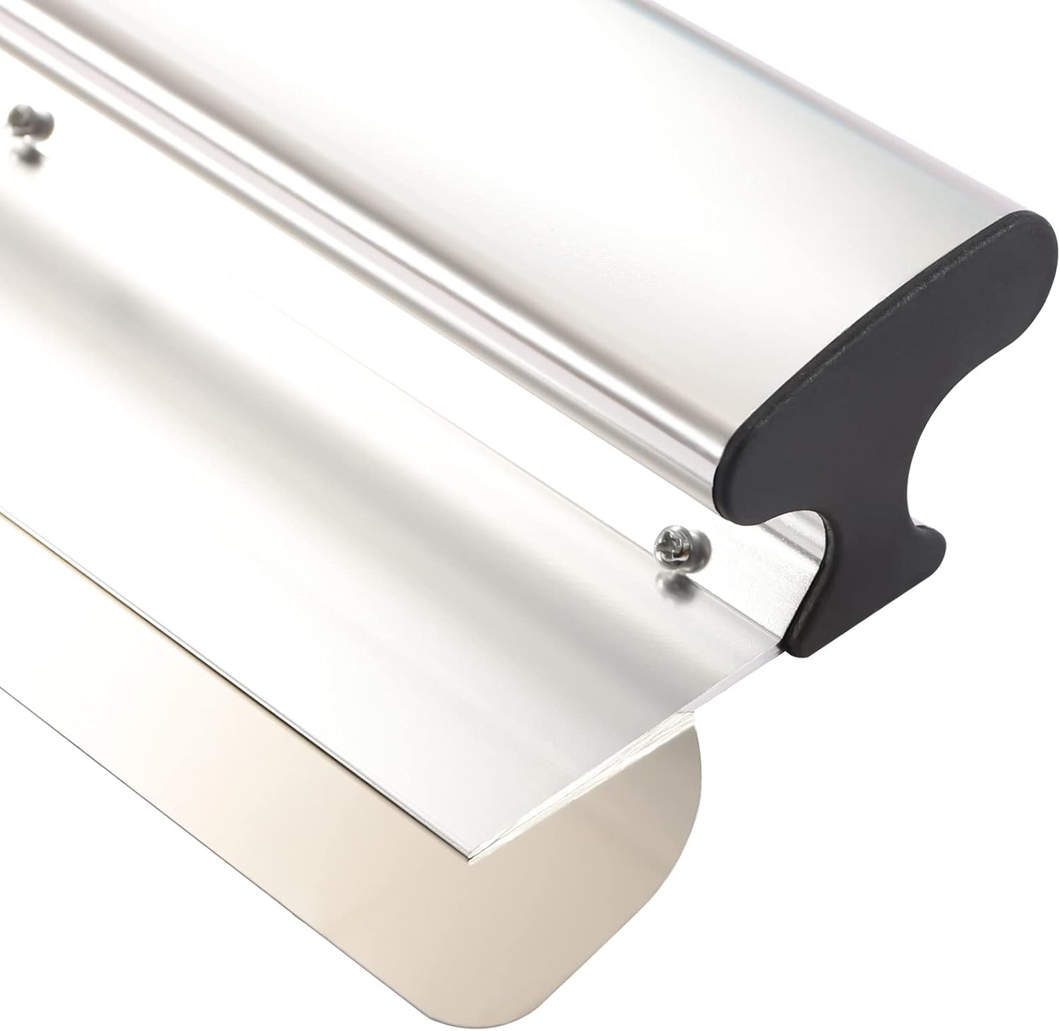 40"Drywall Skimming Blade w/0.35mm Blade Putty Scraper Stainless Steel PVC End Cap For Jointing Dry Wall Plaster Construction Decoration Various Scenes