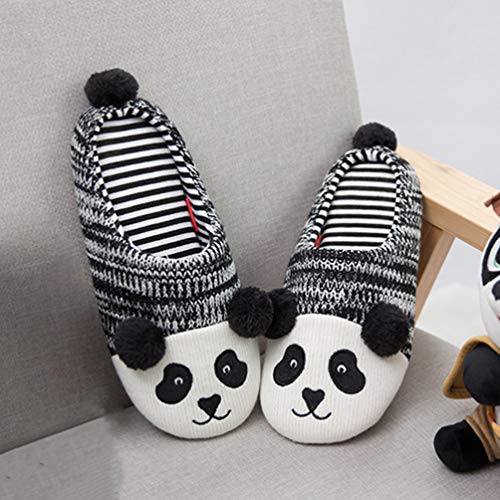 Panda Warmth and Comfort Soft Cotton Sliders for Home Dormitory Kitchen 29cm3