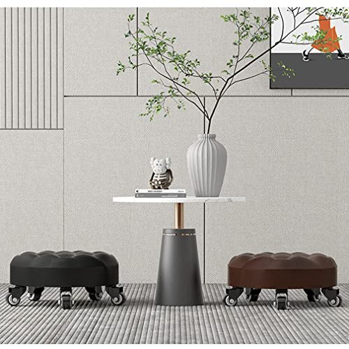 Tabouret bas à roulettes pour soulager le dos avec coussin réglable - 3