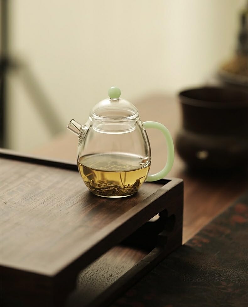 Amazon | IwaiLoft 手作り 耐熱ガラス 急須 ティーポット ガラスポット