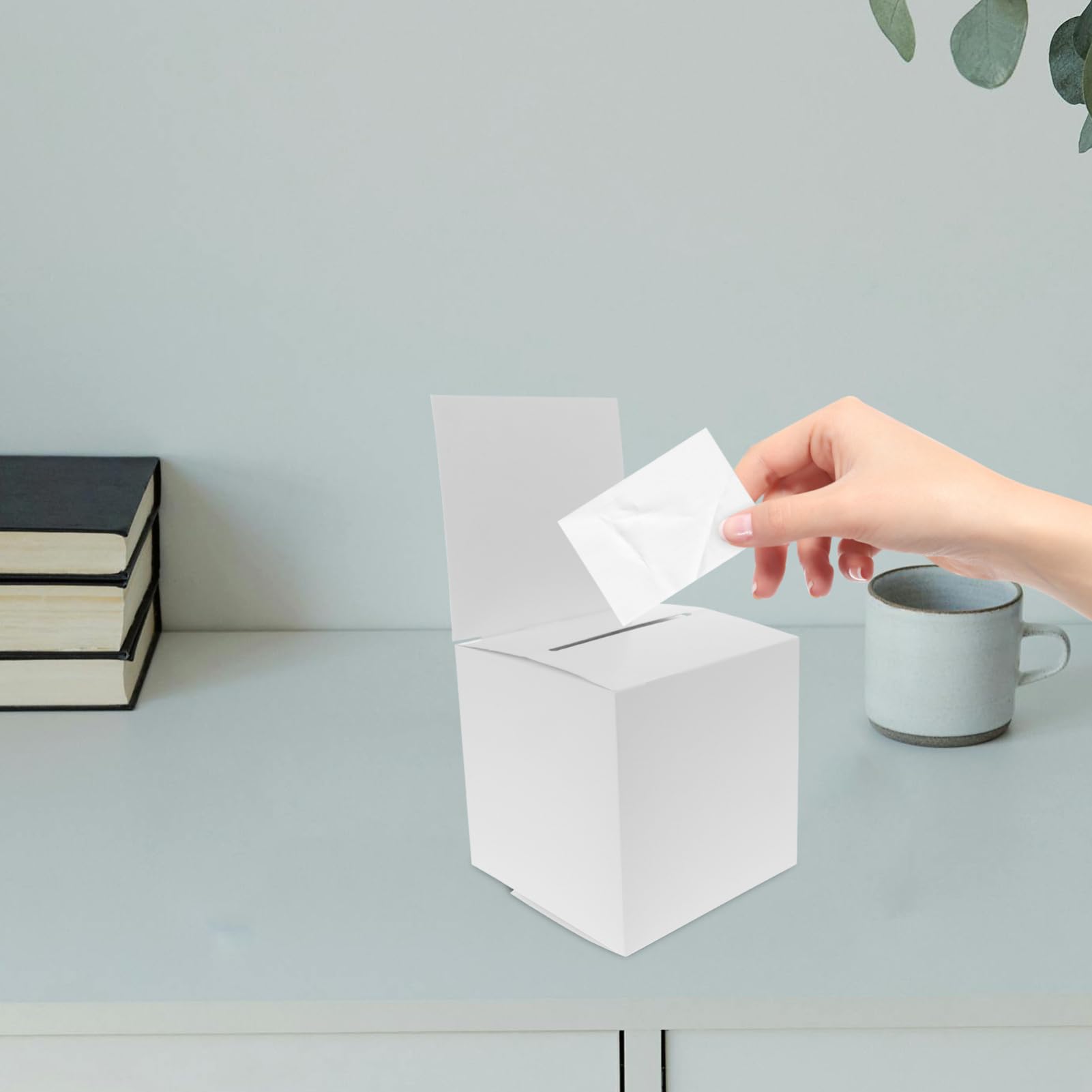 HOOTNEE 12pcs Donation Ballot Box Versatile Raffle Box for Parties Festivals and Fundraising Events Easy to Install Smooth Finish for Voting and Donations