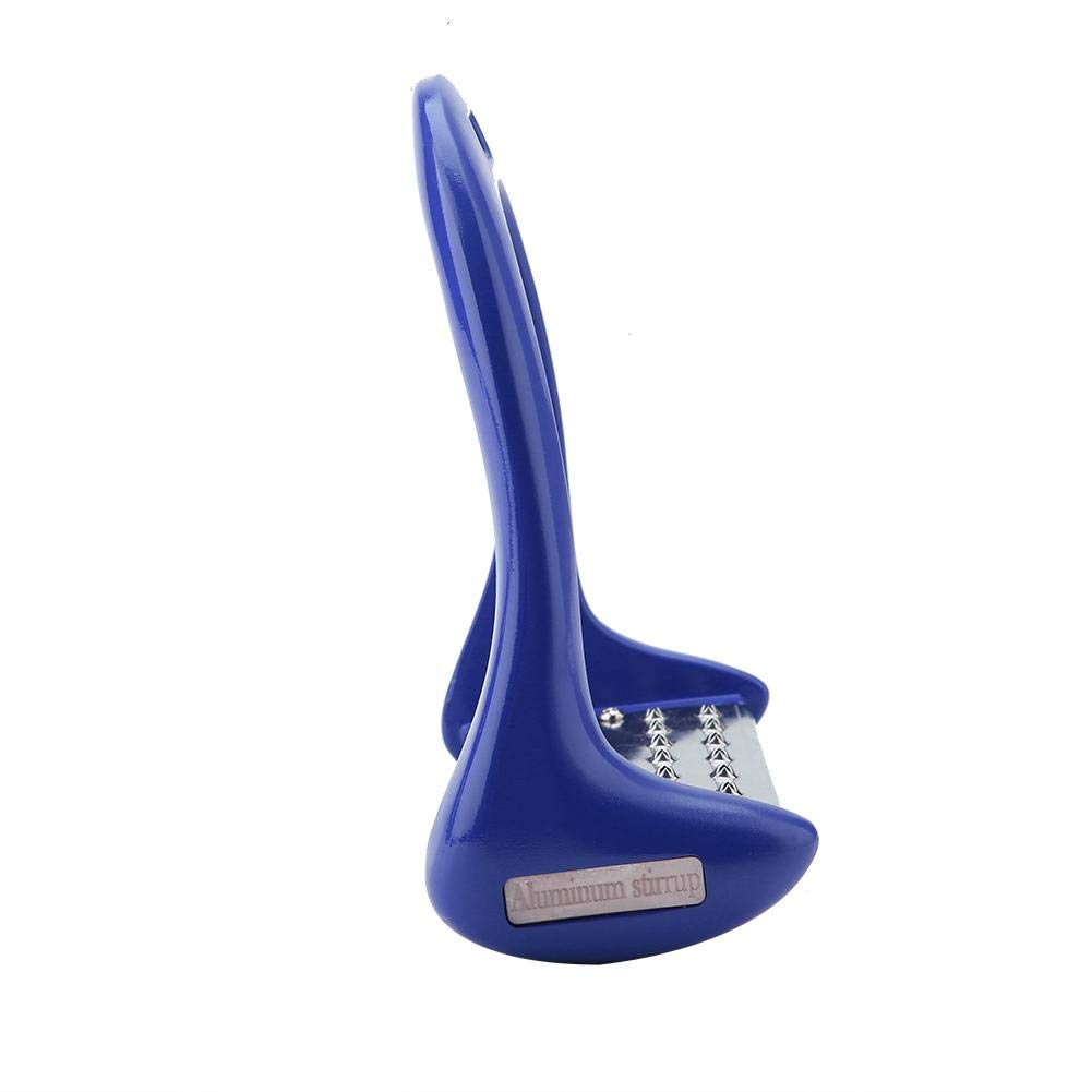 Sheens 5 Colori Staffe Equitazione, Anti Scivolo, Alluminio, Leggero Traccia Larga 3D Staffa per Cavallo[Blu] Staffili per staffe