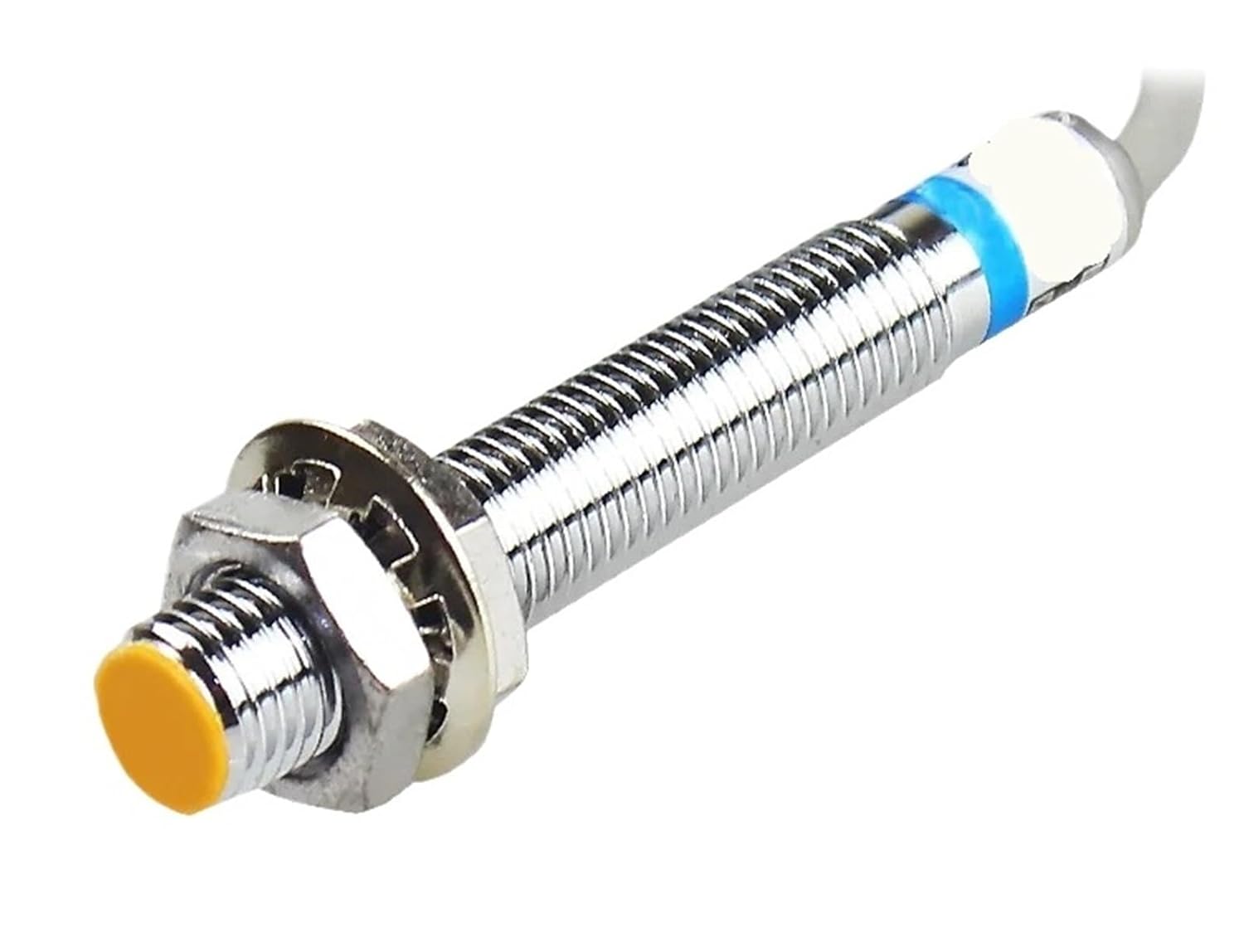 M8 M12 M18 Inductive Proximity Sensor Switch Detect Metal Sensor Switches 12V DC 220V AC NPN PNP NO NC 2mm 4mm 8mm Detection(M12-distance 4mm,DC NPN NC)