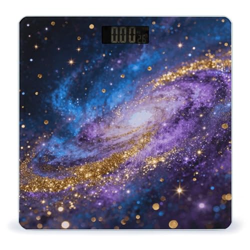 Galaxy Glitter Báscula Digital de Baño Precisa y Estable miniatura 1
