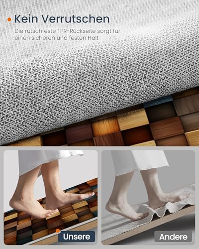 Tapis géométrique 3D effet visuel unique pour grand salon - 7