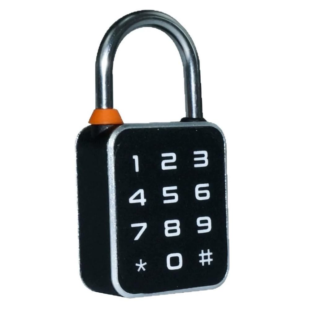 Jnchdghwa Black Biometric Thumbprint Fingerprint Padlock Keyless Security Password Locker Anti-Theft Ttlock/Tuya App Control Door Lock