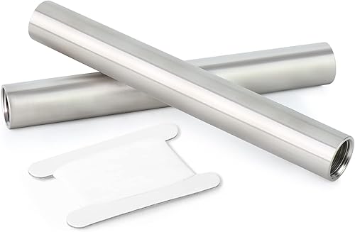 TAISHER 2 accesorios de tubería de acero inoxidable, 34 "NPT x 34" NPT hembra roscado, tubo fundido de pezón de 8 pulgadas de longitud