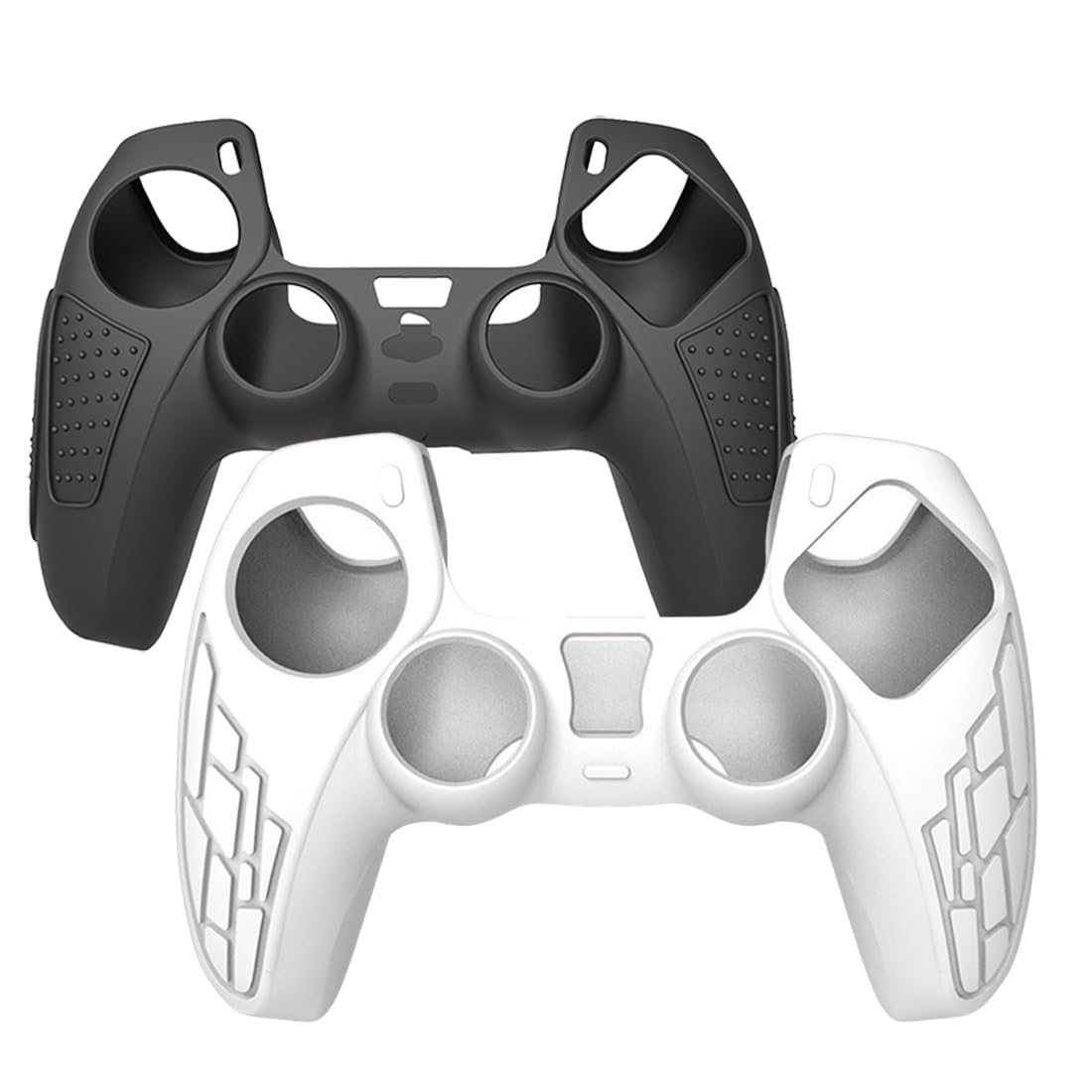 OIVO INDIA White & Black Controller Silicone Cover PS5 Controller Skin Non Slip Protective Case Sleeve for Playstation 5 DualSense Controller (Combo of 2) (B0CT39CW65) Amazon Price History, Amazon Price Tracker