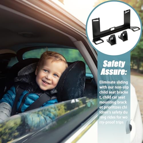Kindersitzhalterung, sichere Fahrzeugsitzbasis, vielseitige Gurtbefestigung, 33 cm Auto-Rückhaltesystem, ideal für Limousine, LKW, Booster und Sicherheitsinstallation