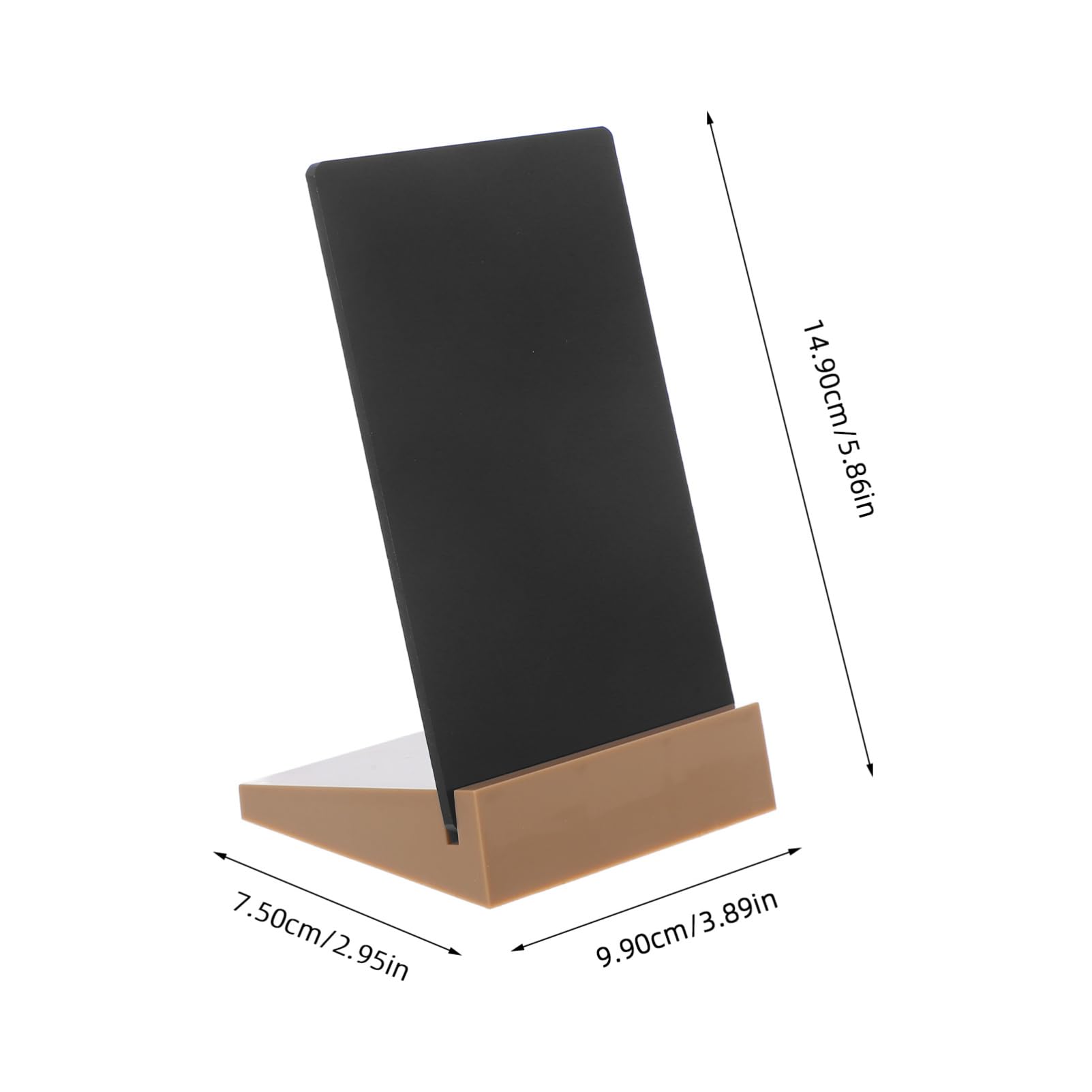 ERINGOGO Blackboard Decor Chalkboard Sign with Base Versatile Tabletop Memo Board for Weddings Parties and Home Decoration Lightweight Portable Design