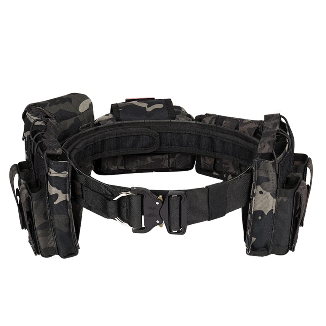Ceinture tactique Metalakaer 5 en 1 poche à cartouche amovible réglable en nylon molle patrouille en plein air multifonctionnelle pochette