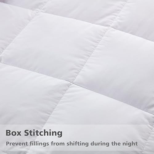 Miniatura 4 de APSMILE Manta ligera de plumón refrescante, edredón de plumón refrescante de verano, tamaño California King, ultrasuave, transpirable, delgado,