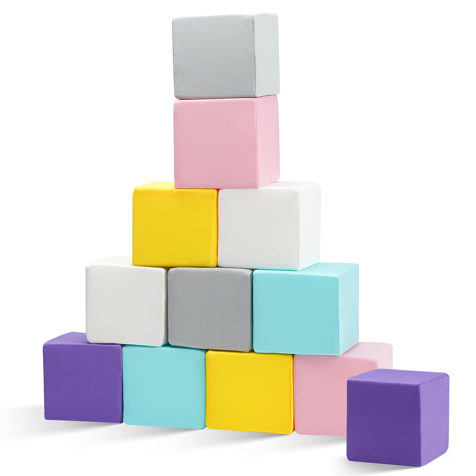 MODEREVE Foam Blocks 12 Piece Set