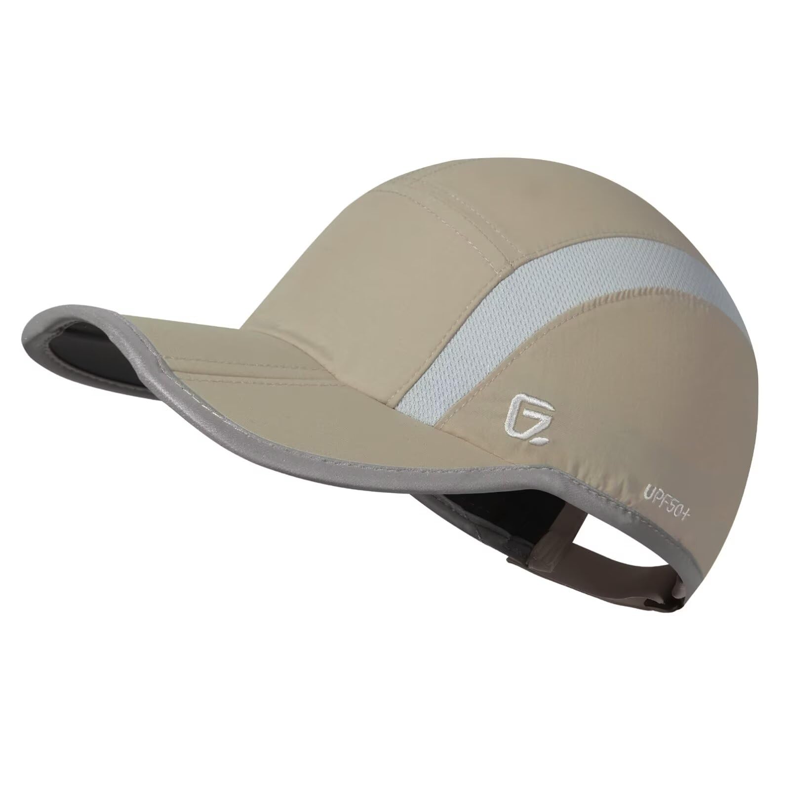 GADIEMKENSD UPF50+ Folding Outdoor Hat Unstructured Reflective Design Breathable Soft Sport Cap for Outdoor Sport — view 10