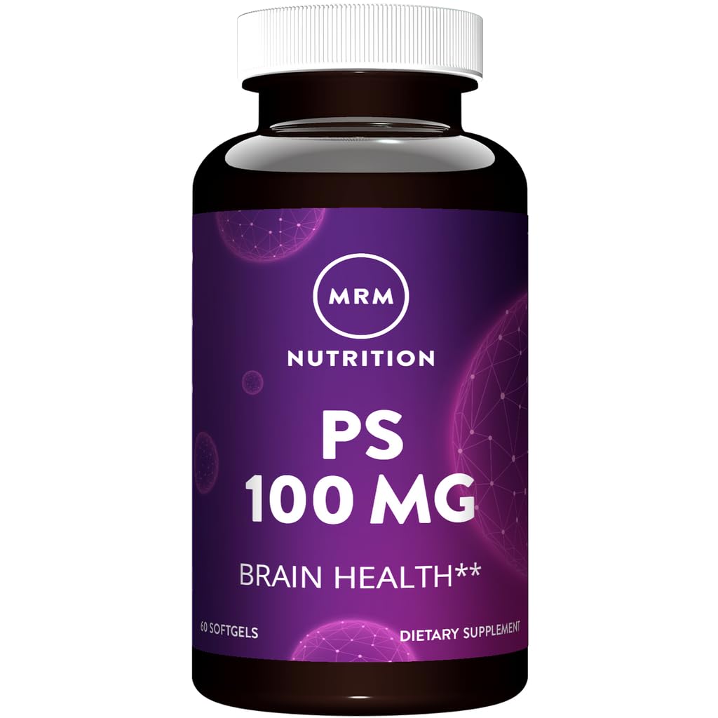 MRM Nutrition Ps 100Mg | Phosphatidylserine | Brain Health | Memory + Learning | Gluten Free | 60 Servings