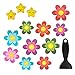 Vasemele 14 Pièces Autocollants Antidérapants en Forme de Fleur Autocollants de Baignoire Antidérapants Autocollants Antidérapants pour La Douche Anti Derapant Baignoire Anti Derapant Douche