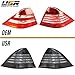 USR DEPO 00-06 W220 S-Class LED UPGRADE Replacement Facelift Rear Tail Lights (Left + Right) Compatible with 2000-2006 Mercedes Benz W220 SClass (Smoke Lens, Plug and Play, Bulbs Included, 2PC Set)