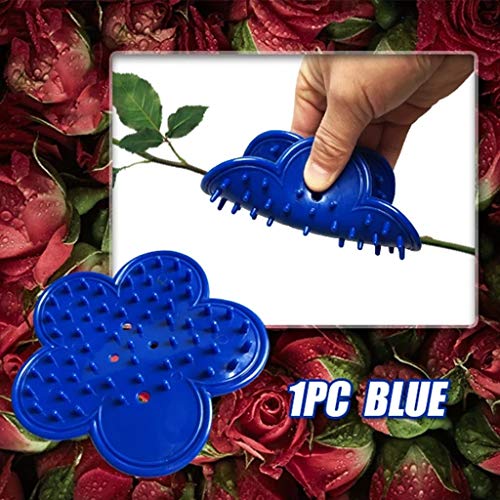 showsing Plastic Rose Stripper Thorn Remover Tool, Pruners Garden Tools,Thorn and Leaf Stripping Tool,Flower Gardening Hand Tools (Blue)
