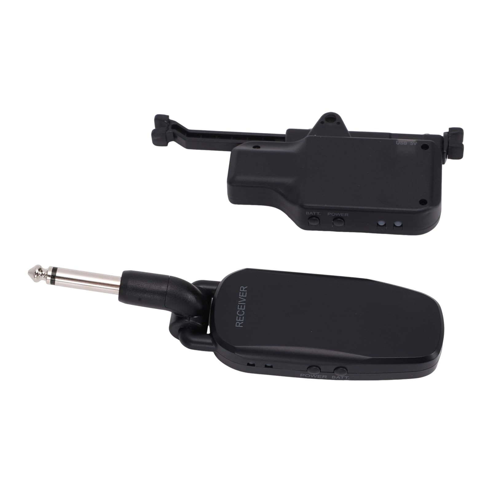 Keenso per Chitarra Wireless, Ricevitore Trasmettitore Pickup per Chitarra UHF ABS, 10, Portata 50 M, 1 Ms, Bassa Latenza per Musicisti in Studio di Scena, Folk Classica