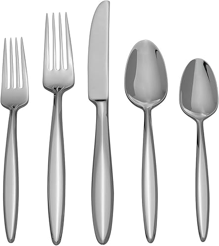 Oneida T1001020Al20 Tweak - Juego de cubiertos finos, 20 piezas, servicio para 4