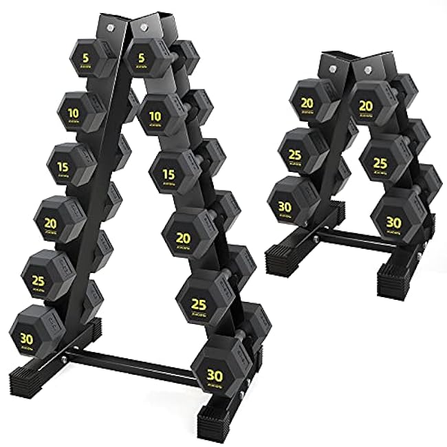 Hex Dumbbells PVC Encase Coating Free Weight Dumbbell Set for Strength Training, Home Gym Fitness and Full Body Workout