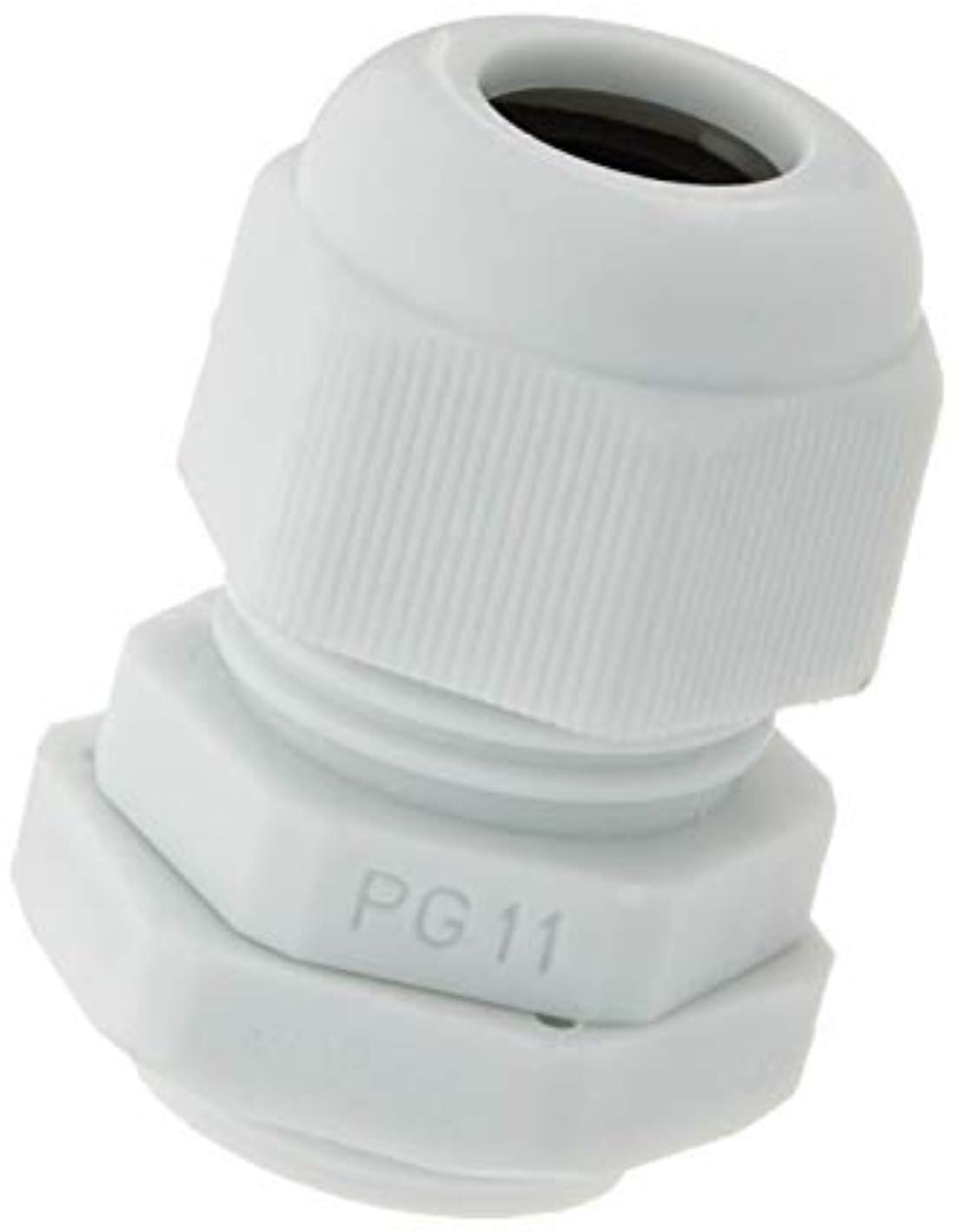 POWER CONNECT IP68 PG 11 Plastic Adjustable Cable Gland Waterproof Cable Gland with locknut Cable Gland Screw Joints for Enclosure Wires (50)