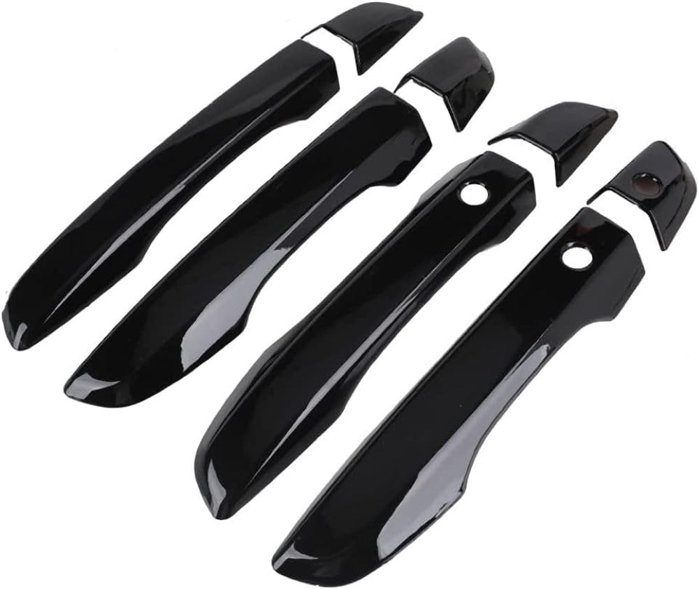 4PCS Exterior Door Handle Cover with Smart Keyhole Fit for Honda Civic 10th Gen 2016-2021 Accessories