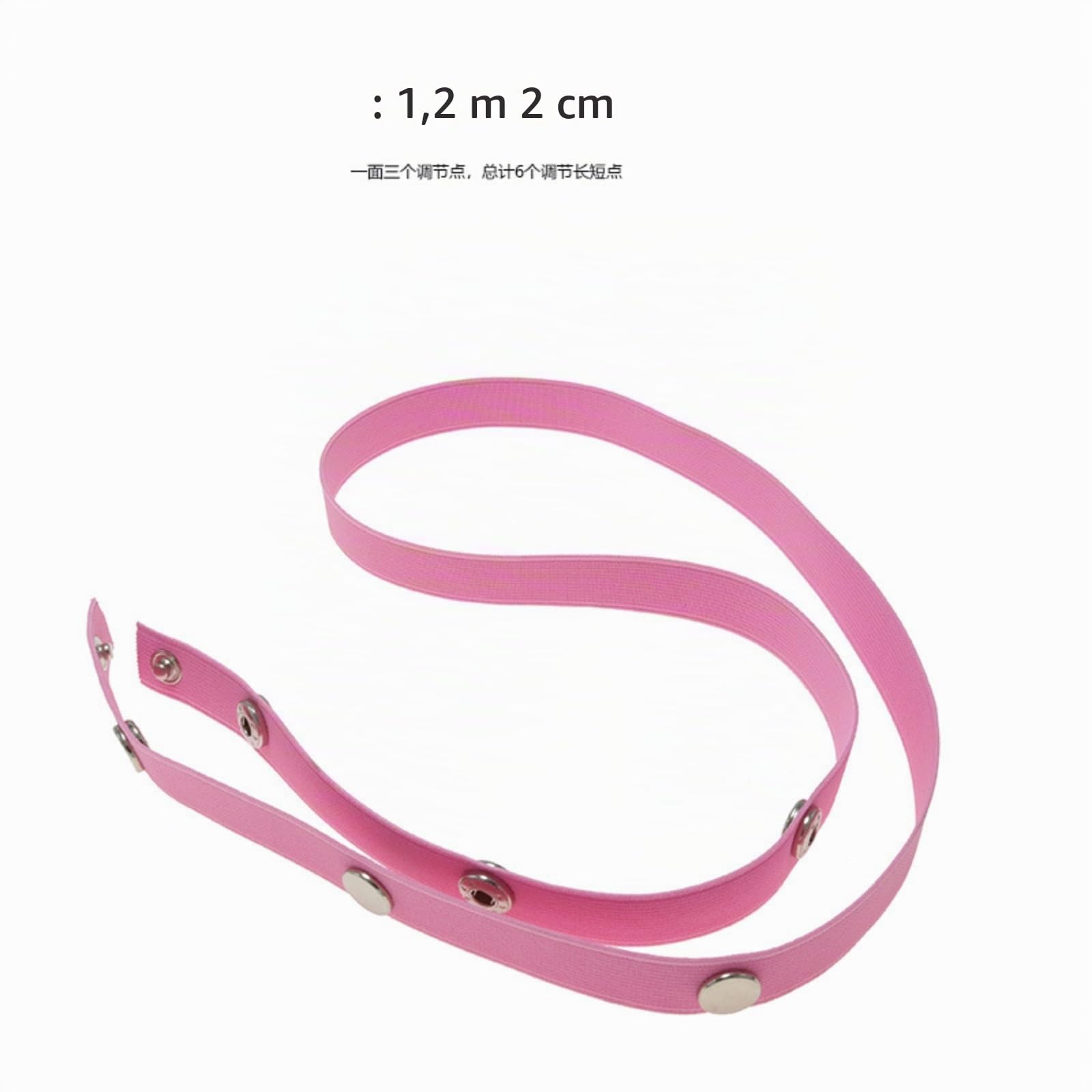 WOLWES Accessori della Cinghia per l'apparato di Fitness Maschio Anti-Shedding della Gabbia (Solo Cintura ausiliaria, Rosa)