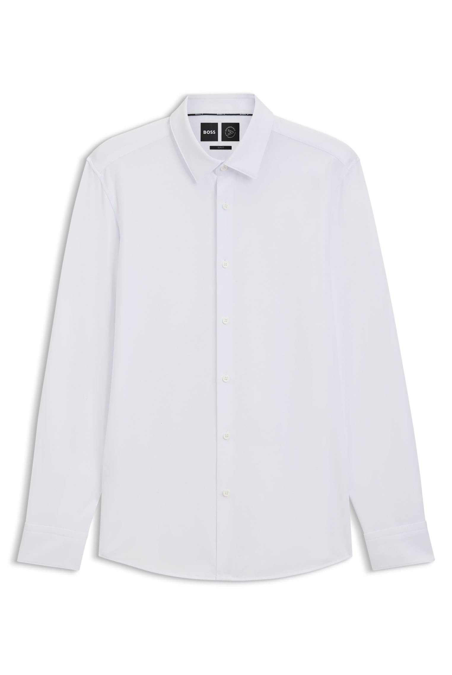 Boss Men's White Hank Long Sleeve Oxford Shirt in Size 2XL, Sports Direct