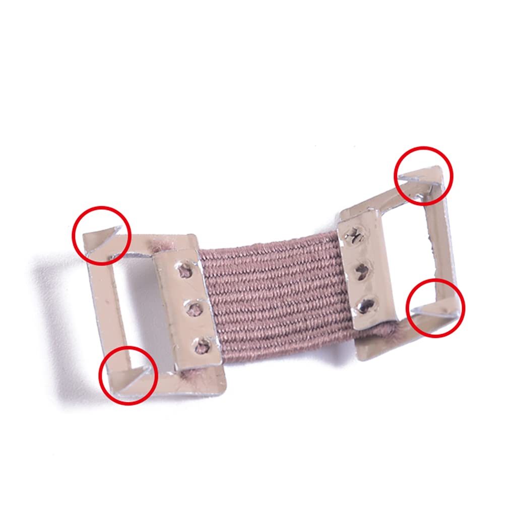 Juego de 10 clips elásticos de repuesto para vendaje elástico, de metal, pinzas de fijación, ganchos para ropa deportiva, clips elásticos para vendaje, 10 unidades