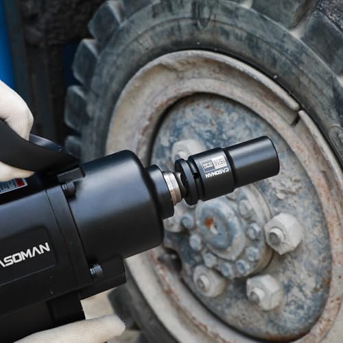 Image of CASOMAN 3 /4 inch Drive Deep 6 PT Impact Socket-15 /16 inch, CR-MO, 3 /4-inch Drive 6 Point Axle Nut Socket for Easy Removal of Axle Shaft Nuts (15 /16 inch)