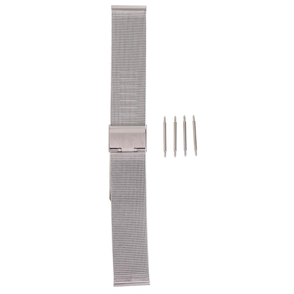 CALANDIS® Silver Stainless Steel Wrist Watch Band Replacement Mesh Metal Strap 18mm | Stainless Steel | 1 x Watch Band4 Pieces Watch Band Spring Bars (B09ZTXXL1S) Amazon Price History, Amazon Price Tracker