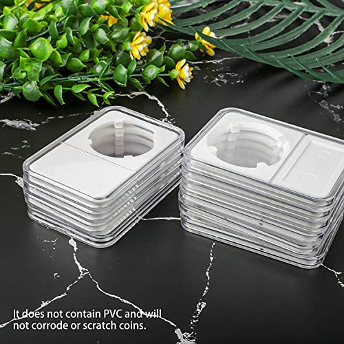 Caja de exhibición para monedas 80 piezas 38 mm miniatura 4